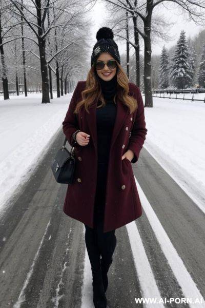 Big tits, typical winter outfit, - ai-porn.ai on pornintellect.com