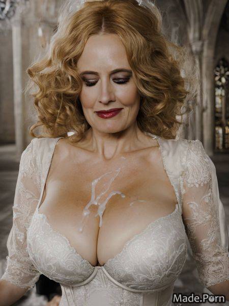 Caucasian looking at viewer cleavage bra standing close up skinny AI porn - made.porn on pornintellect.com