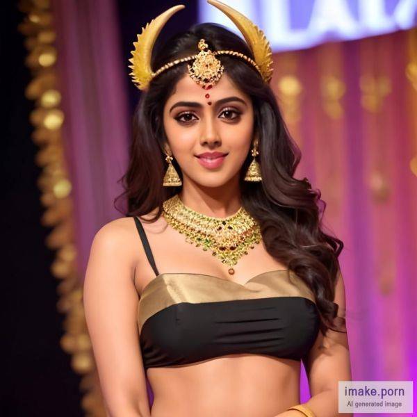 Genelia D Souza with DEVIL HORNS IN HEAD and gold jewels... - imake.porn on pornintellect.com