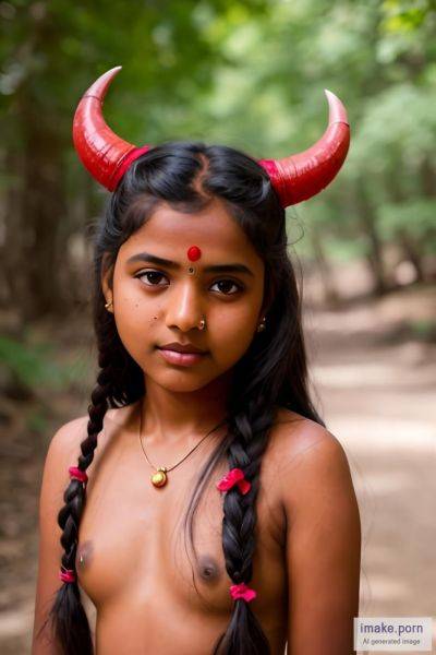 Indian girl devil horns in head - imake.porn - India on pornintellect.com