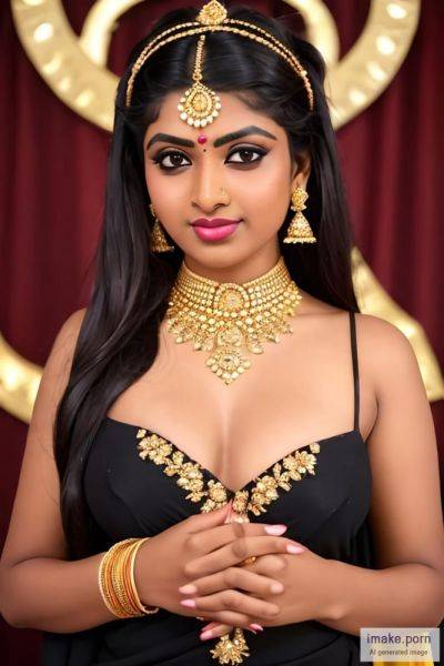 Indian girl keerthi with black devil horns black devil horns... - imake.porn - India on pornintellect.com