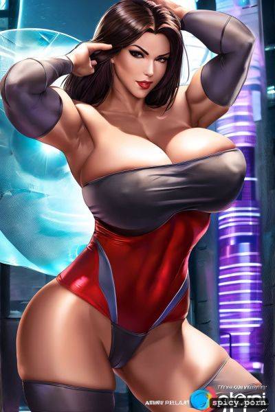 Curvier massive muscules, topless, elastigirl from the incredibles movie - spicy.porn on pornintellect.com