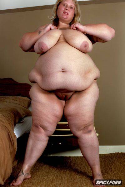 An old fat australian milf standing naked with obese belly, front view - spicy.porn - Australia on pornintellect.com
