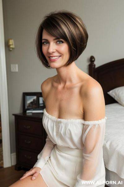 Topless, short hair, nightcown - ai-porn.ai on pornintellect.com