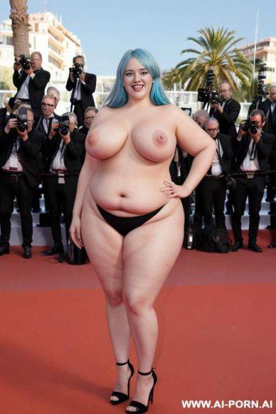 Fit hourglass shape blond woman - ai-porn.ai on pornintellect.com