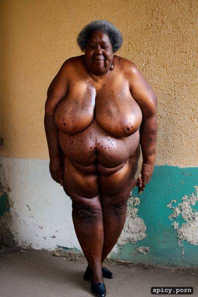 Freckles, obese, boobs, legs wide spread, black skin, color - spicy.porn on pornintellect.com