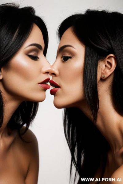 Two womans kissing - ai-porn.ai on pornintellect.com