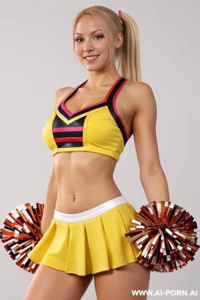 Blond ponytail (((naked))) - ai-porn.ai on pornintellect.com