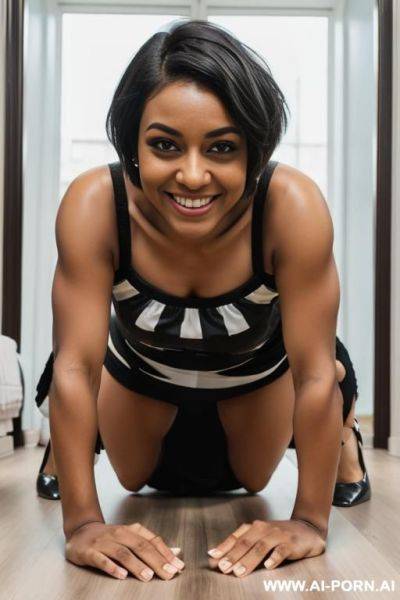 Naked 0 years old brown skin women naked wearing black painted high heel shoes full naked open lags - ai-porn.ai on pornintellect.com