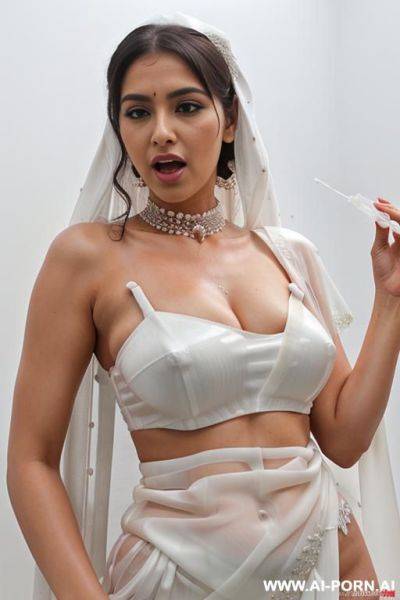Bride, suck dick, blowjob, oral sex, cum swallow - ai-porn.ai on pornintellect.com