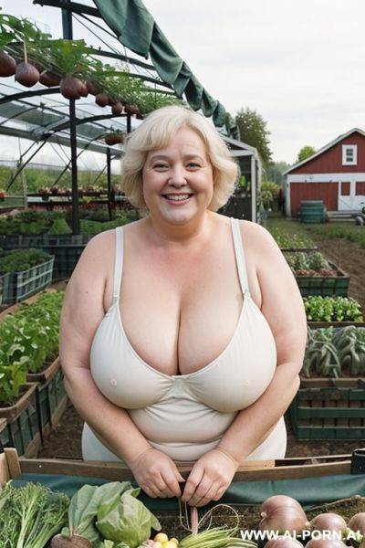 Fat granny, long puffy nipples, - ai-porn.ai on pornintellect.com