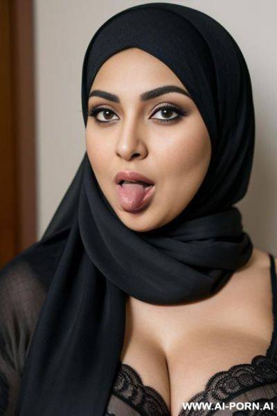 Fat persian woman in hijab fuck mouth - ai-porn.ai - Iran on pornintellect.com