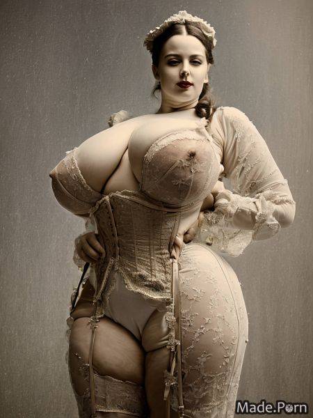 Victorian thighs saggy tits big hips made woman fat AI porn - made.porn on pornintellect.com