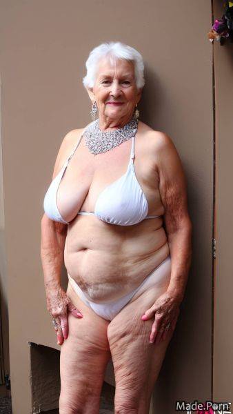 White big hips bikini creepy standing saggy tits white hair AI porn - made.porn on pornintellect.com