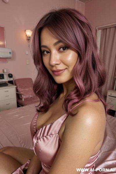 Elaborate very long bridal hair, sugar date, pretty look, tanned, big glossy eyes, sparkly, - ai-porn.ai on pornintellect.com