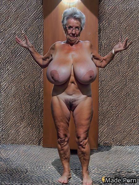 Busty huge boobs nude bathroom 90 big hips sun tanning AI porn - made.porn on pornintellect.com