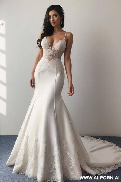 Wife wedding dress - ai-porn.ai on pornintellect.com