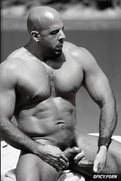 Dark haired tattooed 30 year old man vin diesel, face bid erect penis handsome with a beard beautiful muscular pubic muscle very large erect penis on the beach big erect penis xxl - spicy.porn on pornintellect.com