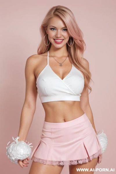 Very very beautiful woman, extreme long strong voluminous hair, ((((huge naked boobs)))), (((topless))), saggy boobs falling out, beautiful full lips, red lips, only red blazer, braless, standing, big - ai-porn.ai on pornintellect.com