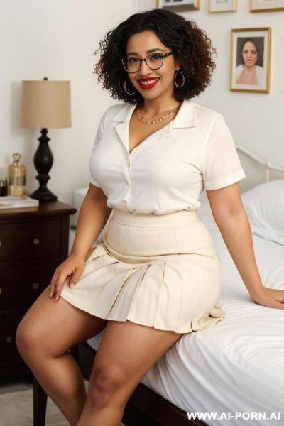 Gros cul, lipstick, stilleto, grosse bouche, glasses, big areolas - ai-porn.ai on pornintellect.com