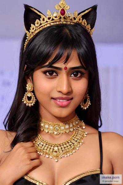 Indian sex slave girl megha akash in black saree kurt with cat... - imake.porn - India on pornintellect.com