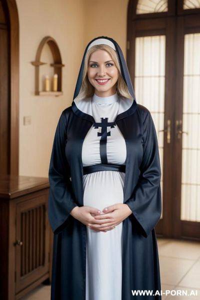 Pregnant nun tight outfit - ai-porn.ai on pornintellect.com