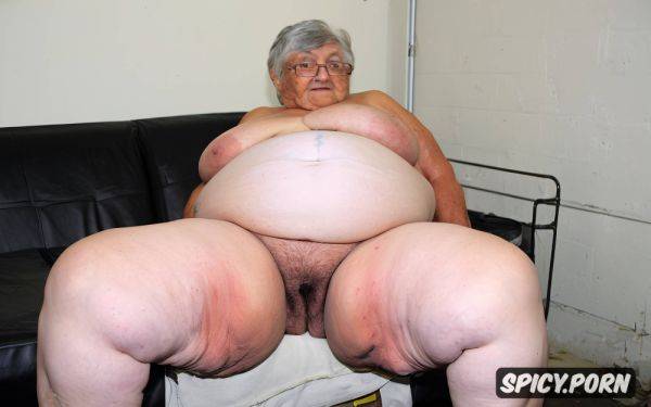 Enormous huge tits, topless, very very old granny, big belly - spicy.porn on pornintellect.com