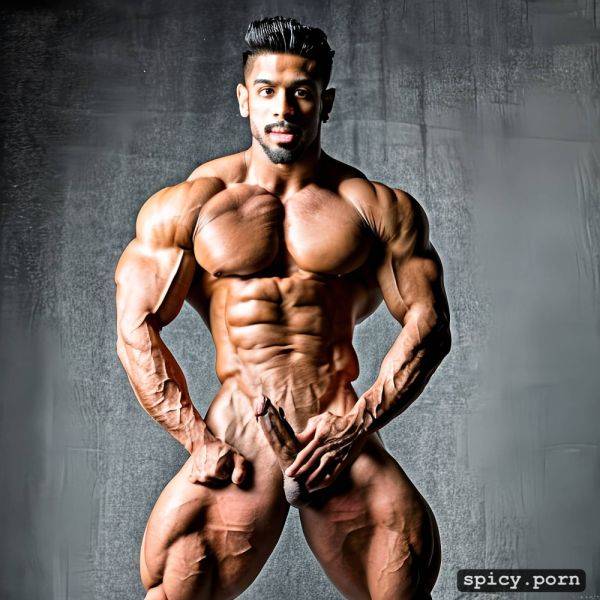 Ropeed and bondaged bodybuilder, highres, solo, 8k, huge muscled legs - spicy.porn - India on pornintellect.com