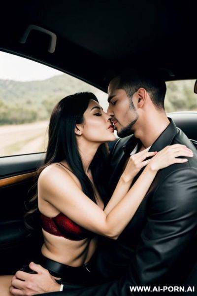 Couple making love in car - ai-porn.ai on pornintellect.com