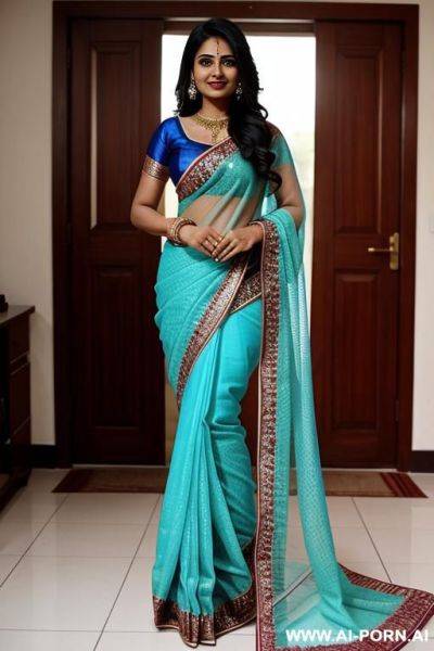 Indian woman in a saree - ai-porn.ai - India on pornintellect.com
