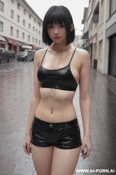 (rain), (wet), short shorts - ai-porn.ai on pornintellect.com