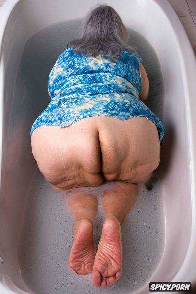 Vibrant colors, hyperrealistic, two feet, gigantic saggy ass - spicy.porn on pornintellect.com