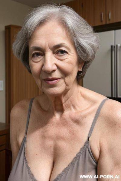 Granny with grey hairy armpits - ai-porn.ai on pornintellect.com