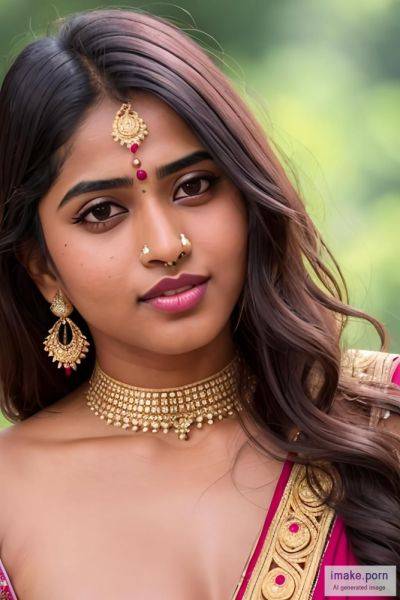 Indian girl megha akash gold jewels and horns and crown in head - imake.porn - India on pornintellect.com
