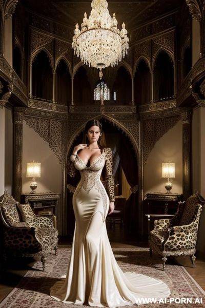 Lace lingerie, nightgown, negligee, body shot, realistic - ai-porn.ai on pornintellect.com