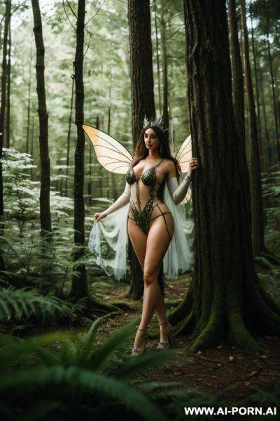 Fairy woman, forest - ai-porn.ai on pornintellect.com