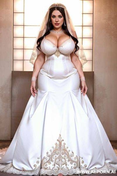 (granny) (bride) (gigantic boobs) (huge hips) (underwear) - ai-porn.ai on pornintellect.com