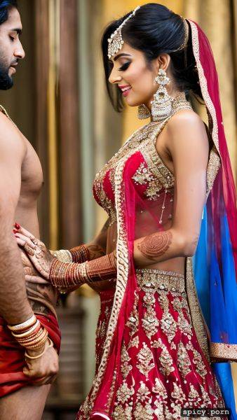 Capture the standing beautiful indian bride with a man dick in there hand real human photo - spicy.porn - India on pornintellect.com