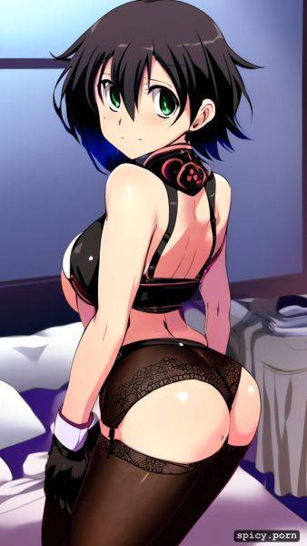 Innocent, bashful, on bed, panties, anime woman, beautiful, small breasts - spicy.porn on pornintellect.com