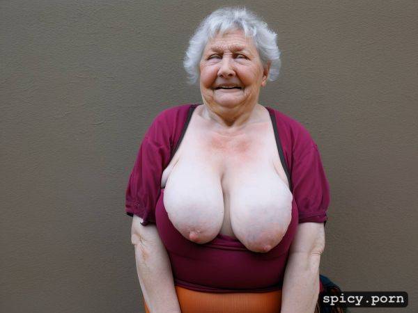 Fat thighs, short hairs, super obese old granny, professionnal colored photography - spicy.porn on pornintellect.com