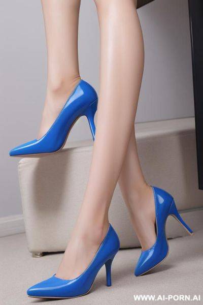 Blue heels - ai-porn.ai on pornintellect.com