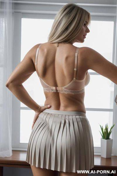 Spanish teacher milf in transparent bra and stoсkings, leaning ford - ai-porn.ai - Spain on pornintellect.com