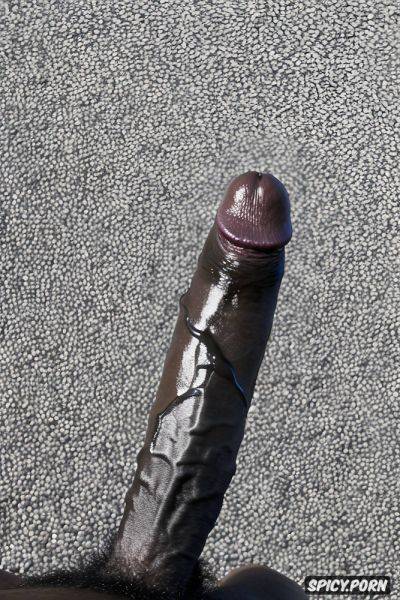 Blue sea, dick with veins1 2, white sand, black glans, african - spicy.porn on pornintellect.com