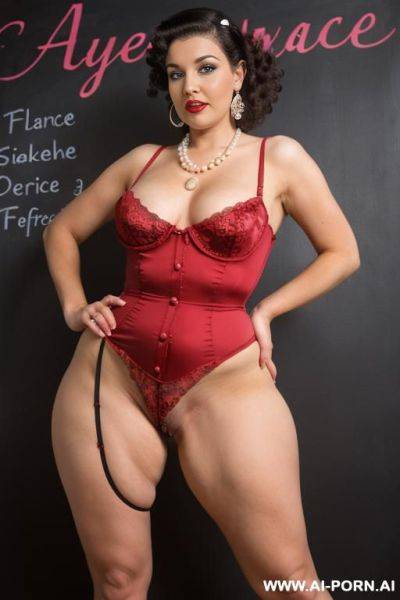(((no lingerie))) ((pin up beautiful lady)) (sexy standing pose) (((wide hips))) (((thick tighs))) (((very long saggy teardrop breasts))), (((hourglass figure))) pearl necklace, (((shows pussy))) ((very - ai-porn.ai on pornintellect.com