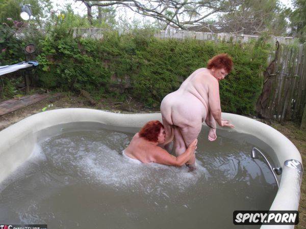 Huge nipples, short red hair, naked obese bbw granny, gross - spicy.porn on pornintellect.com