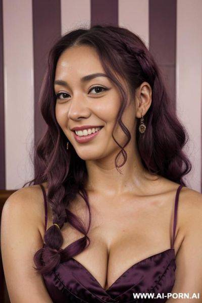 Elaborate very long hairdo, sugar date, tanned, meticulous naturalism, guilty pleasure, - ai-porn.ai on pornintellect.com