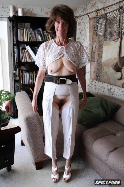 Full body shot, white woman, brunette hair, groping, saggy tits - spicy.porn on pornintellect.com