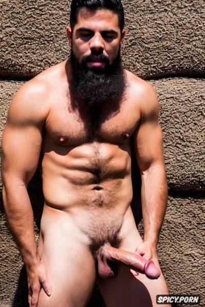 Image hombre mexicano muscumoso desnudo pene grande erecto 20 cm cuerpo perfecto blanco guapo barba musculos definidos grandes pene grande erecto brazos tatuados santi gimenez face - spicy.porn on pornintellect.com