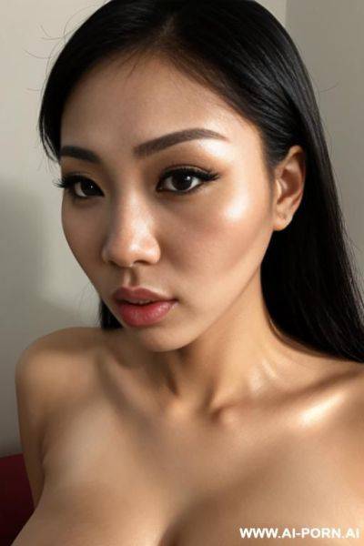 Asian filipina drooling spit with pouty lips - ai-porn.ai on pornintellect.com