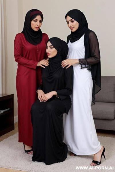 Two arab womans in hijabs getting spanked by their mom - ai-porn.ai on pornintellect.com